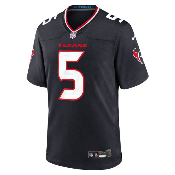 Jalen Pitre Houston Texans Nike Game Jersey - Navy - Image 3