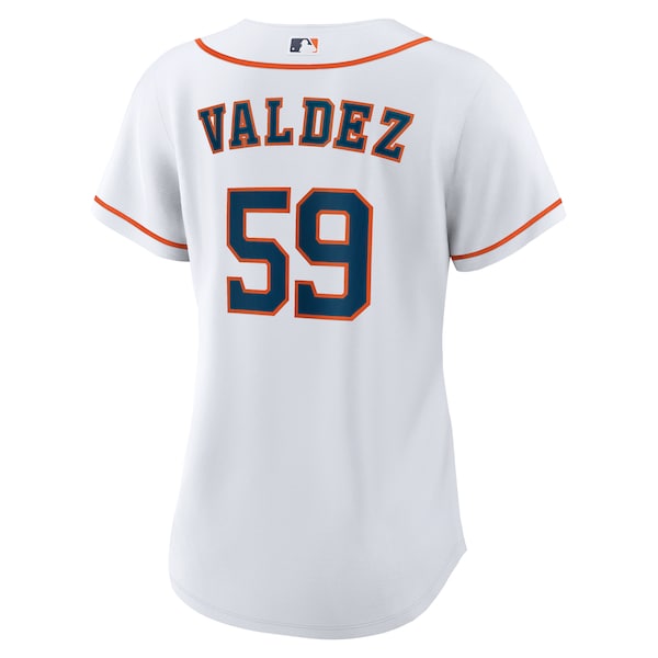 Framber Valdez Houston Astros Nike Women's Home Replica Jersey - White - Image 3