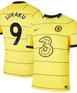 Romelu Lukaku Chelsea Nike 2021/22 Away Authentic Player Jersey - Yellow