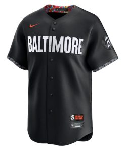 Alternative view of Baltimore Orioles Nike City Connect Limited Jersey - Black