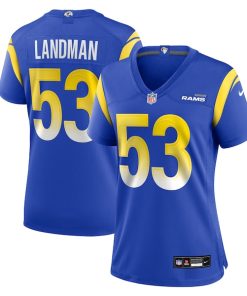 Nate Landman Los Angeles Rams Nike Women's Team Game Jersey -  Royal