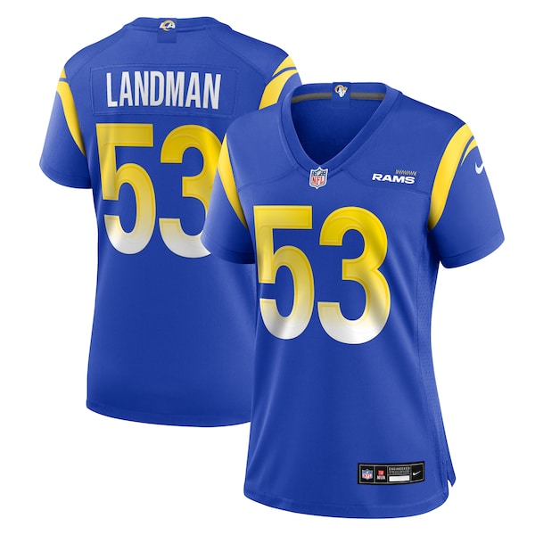 Nate Landman Los Angeles Rams Nike Women's Team Game Jersey - Royal