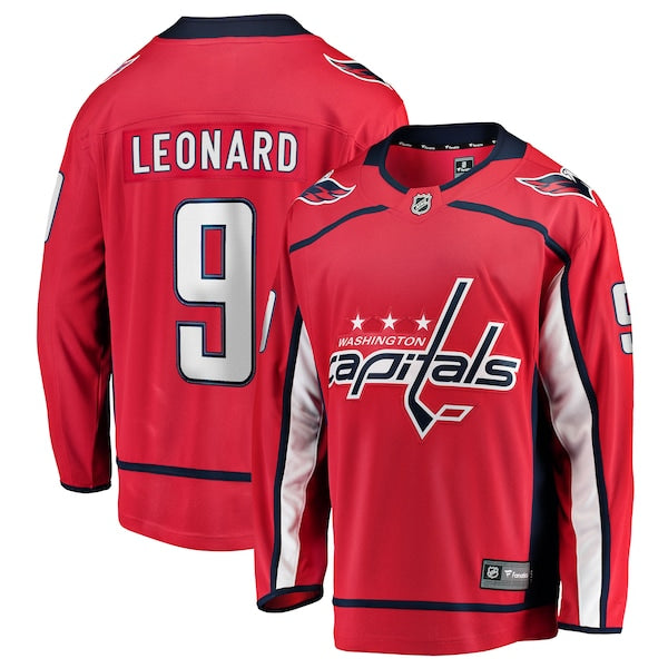 Ryan Leonard Washington Capitals Home Breakaway Jersey - Red