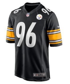 Alternative view of Breiden Fehoko Pittsburgh Steelers Nike  Game Jersey -  Black