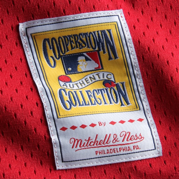 Ozzie Smith St. Louis Cardinals Cooperstown Mesh Batting Practice Jersey - Red/Navy - Image 6