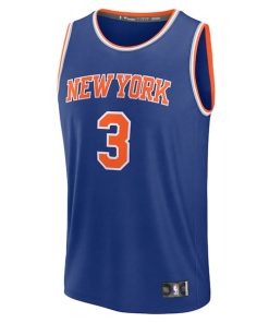 Alternative view of Josh Hart New York Knicks  Fast Break Replica Player Jersey - Icon Edition - Royal