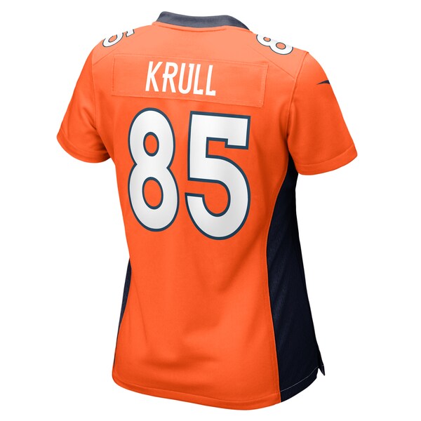 Lucas Krull Denver Broncos Nike Women's Team Game Jersey - Orange - Image 3