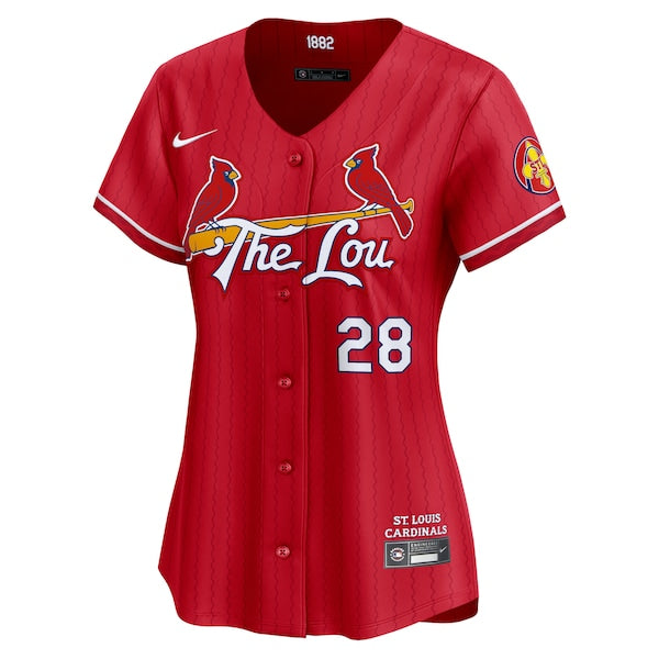 Nolan Arenado St. Louis Cardinals Nike Women's 2024 City Connect Limited Player Jersey - Red - Image 2