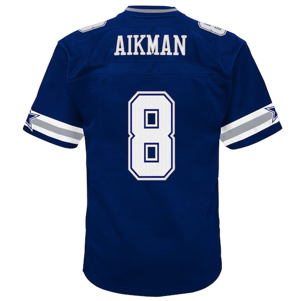 Troy Aikman Dallas Cowboys Youth 1996 Legacy Jersey - Navy/White - Image 4