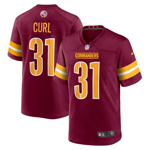 Kamren Curl Washington Commanders Nike Game Jersey - Burgundy/Black/White - Image 2