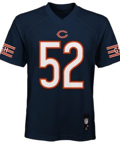 Alternative view of Khalil Mack Chicago Bears Youth Replica Player Jersey - Navy