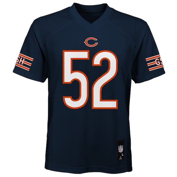 Khalil Mack Chicago Bears Youth Replica Player Jersey - Navy - Image 2