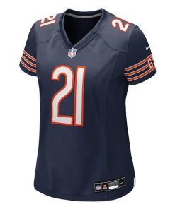 Alternative view of Travis Homer Chicago Bears Nike Women's Team Game Jersey -  Navy