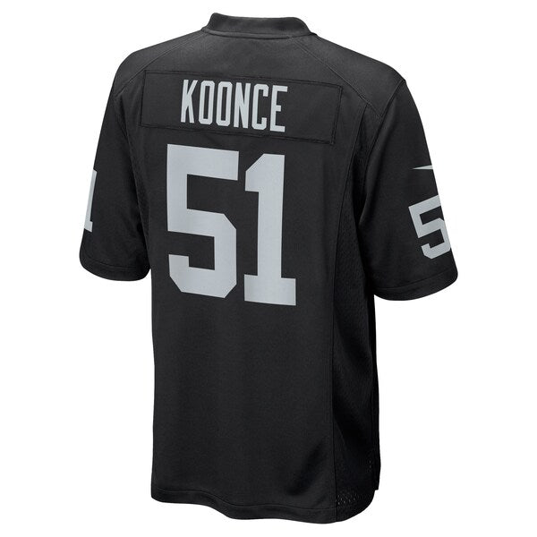 Malcolm Koonce Las Vegas Raiders Nike Game Jersey - Black - Image 3