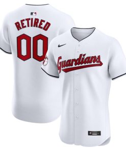 Cleveland Guardians Nike Home Elite Pick-A-Player Retired Roster Jersey - White