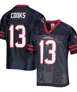 Youth Brandin Cooks Navy Houston Texans Replica Jersey