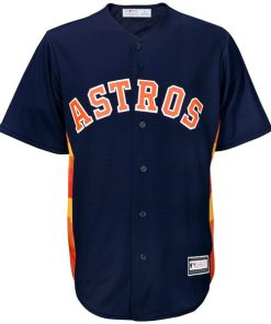 Alternative view of Houston Astros Big & Tall Replica Team Jersey - Navy