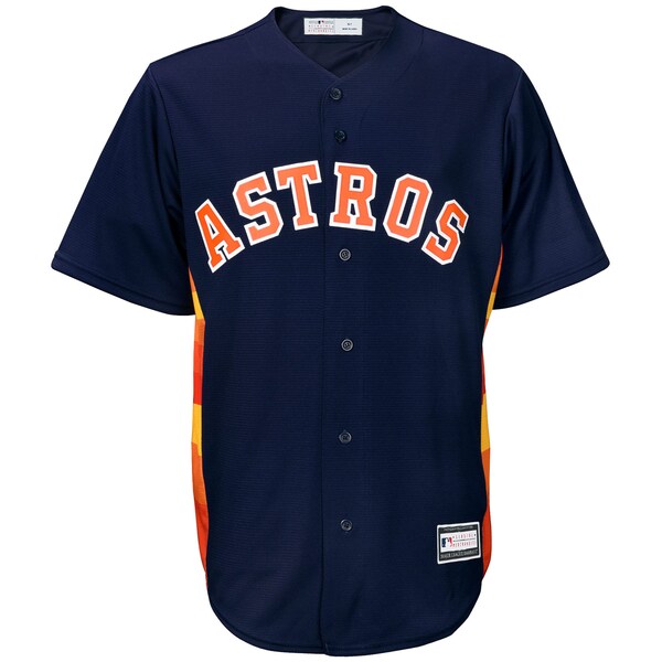 Houston Astros Big & Tall Replica Team Jersey - Navy - Image 2