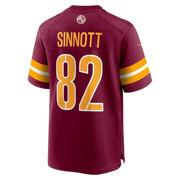 Ben Sinnott Washington Commanders Nike Game Jersey - Burgundy - Image 4