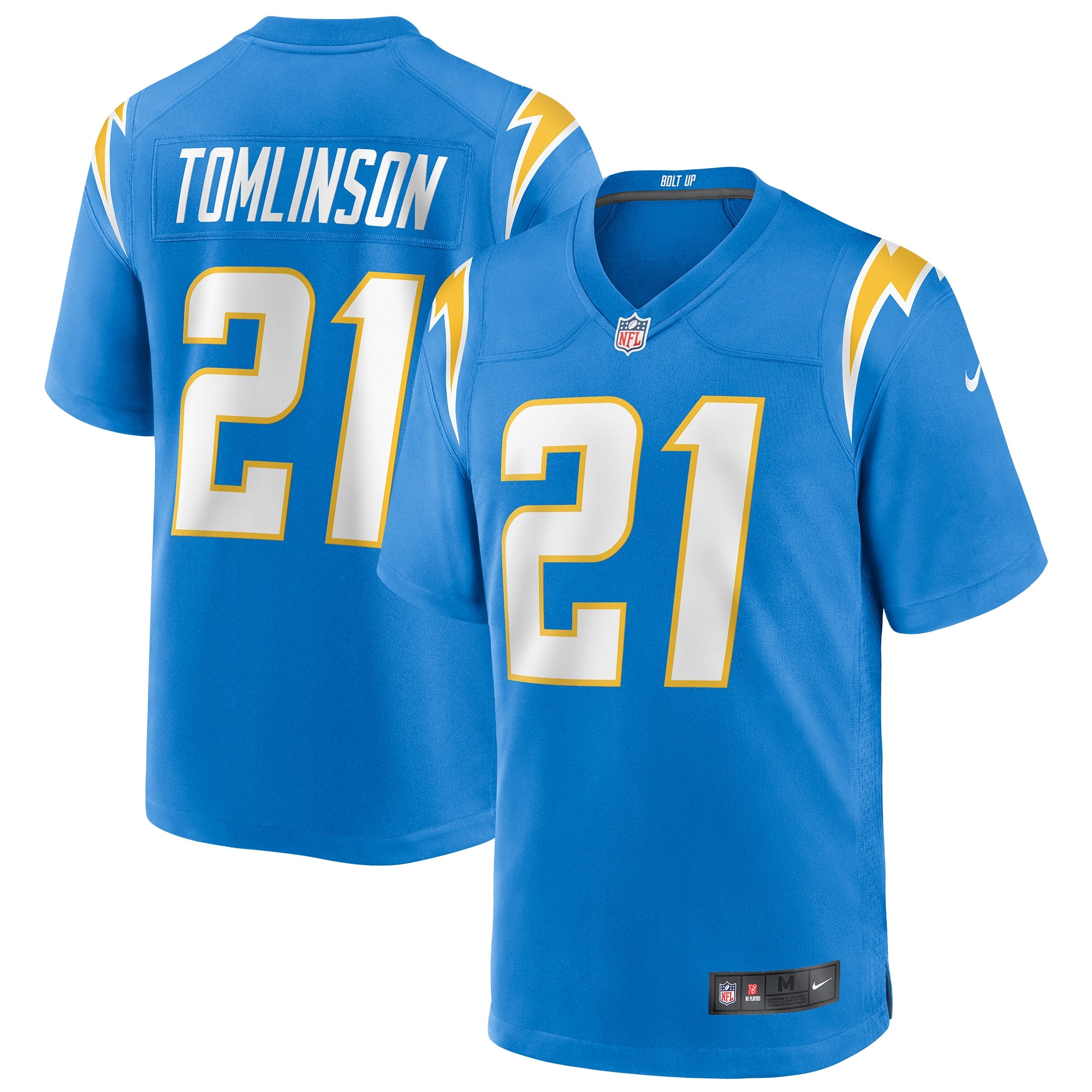 LaDainian Tomlinson Los Angeles Chargers Nike Retired Player Alternate Game Jersey - Royal/Navy/Powder Blue - Image 8