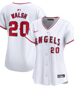 Jared Walsh Los Angeles Angels Nike Women's  Home Limited Player Jersey - White