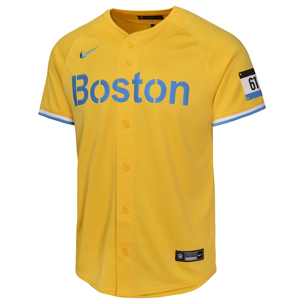 Boston Red Sox Nike Youth City Connect Limited Jersey - Gold - Image 2