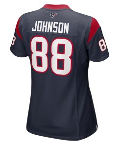 Alternative view of Johnny Johnson Houston Texans Nike Women's Team Game Jersey -  Navy