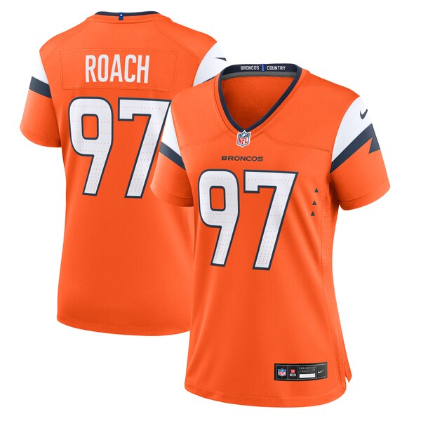 Malcolm Roach Denver Broncos Nike Women's Team Game Jersey - Orange - Image 2