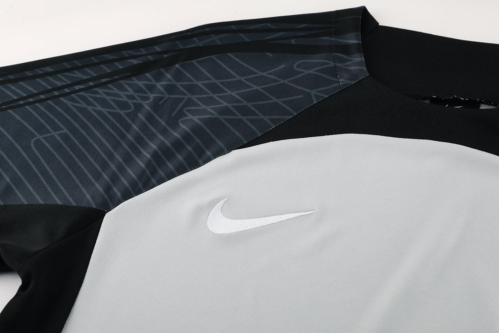 Nike Short Sleeve Training Jersey Set-ND07- White/Grey - Image 5