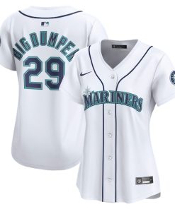 Cal Raleigh Seattle Mariners Nike Women's Home Limited Player Jersey - White