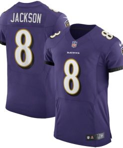Lamar Jackson Baltimore Ravens Nike Vapor Elite Player Jersey - Purple