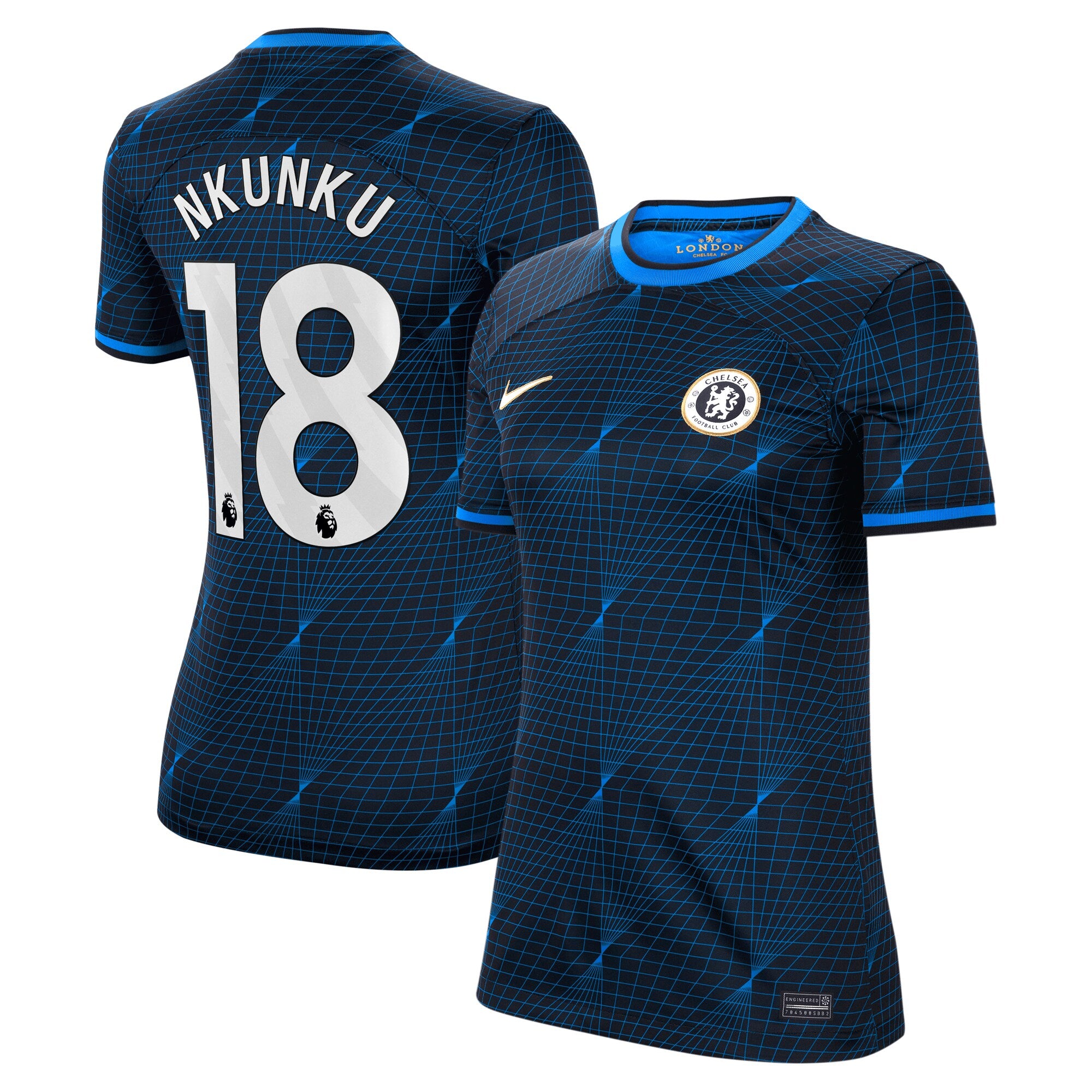 Christopher Nkunku Chelsea Nike Women's 2023/24 Home Stadium Replica Jersey - Blue/Navy - Image 5