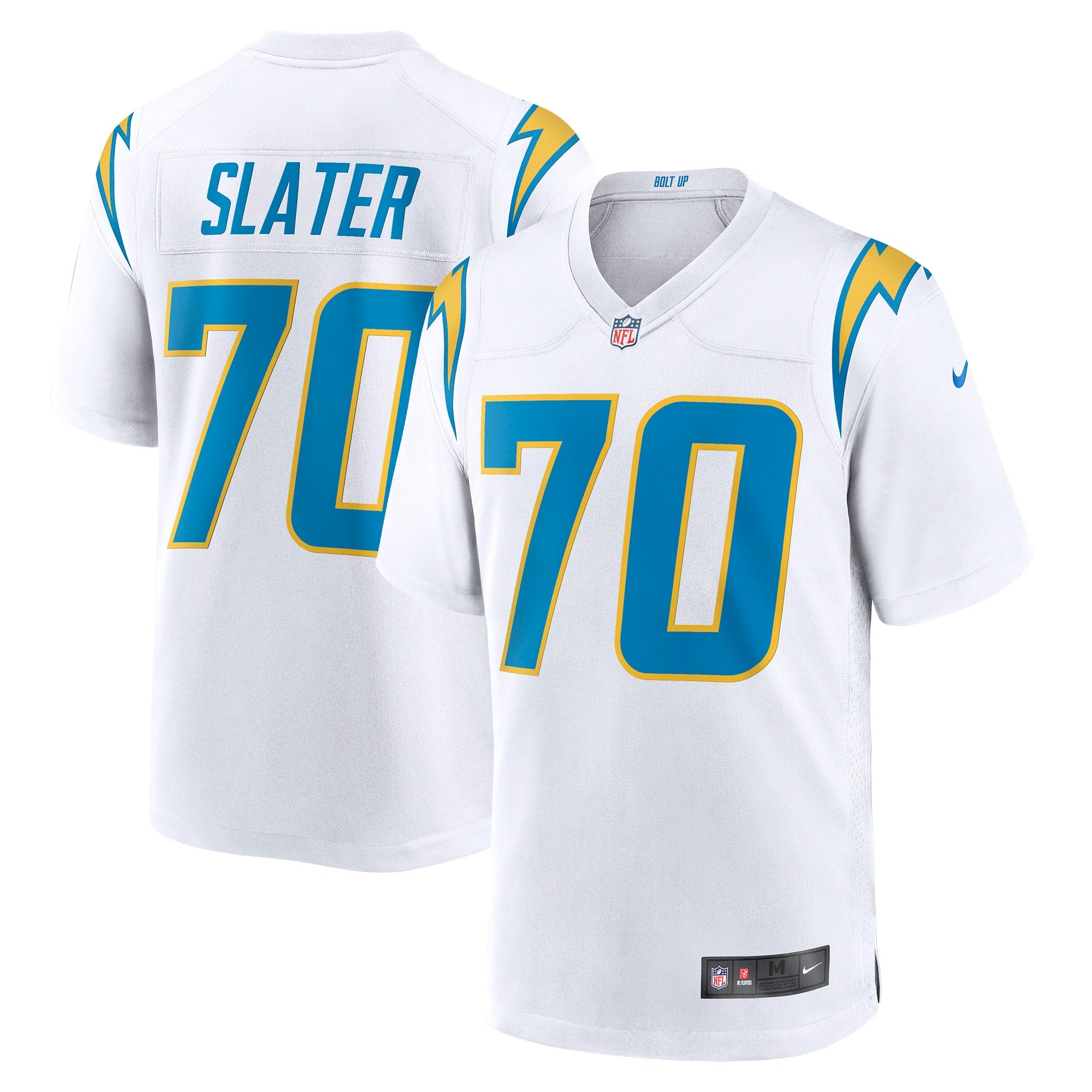 Rashawn Slater Los Angeles Chargers Nike Game Jersey - Powder Blue/White - Image 5