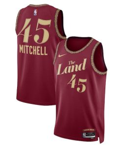 Donovan Mitchell Cleveland Cavaliers Nike Unisex 2023/24 Swingman Jersey - Wine - City Edition