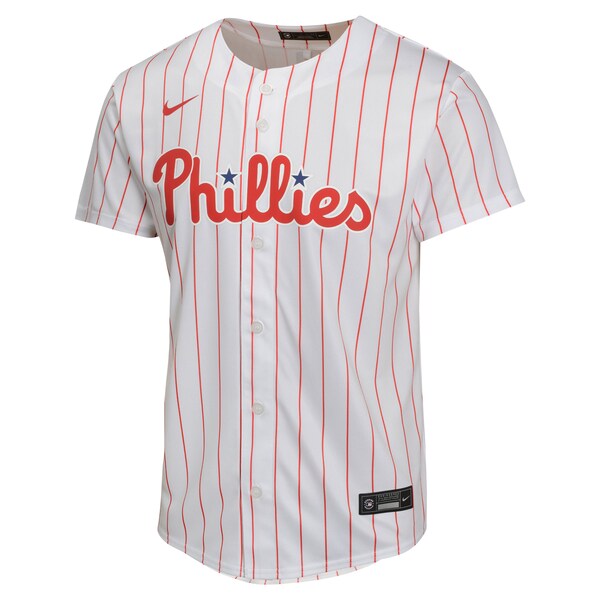 Nick Castellanos Philadelphia Phillies Nike Youth Home Game Player Jersey - White - Image 2