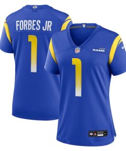 Emmanuel Forbes Jr. Los Angeles Rams Nike Women's Team Game Jersey -  Royal
