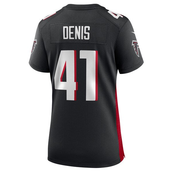 Lukas Denis Atlanta Falcons Nike Women's Game Jersey - Black - Image 3