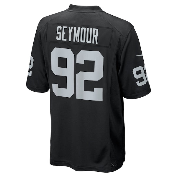 Richard Seymour Las Vegas Raiders Nike Retired Player Game Jersey - Black - Image 3