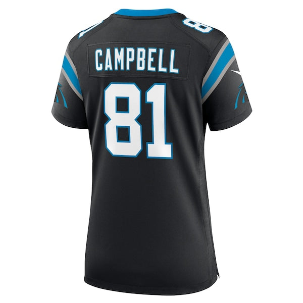Dalevon Campbell Carolina Panthers Nike Women's Team Game Jersey - Black - Image 3