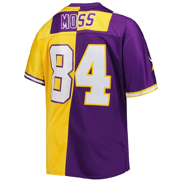 Randy Moss Minnesota Vikings Big & Tall Split Legacy Retired Player Replica Jersey - Purple/Gold - Image 3
