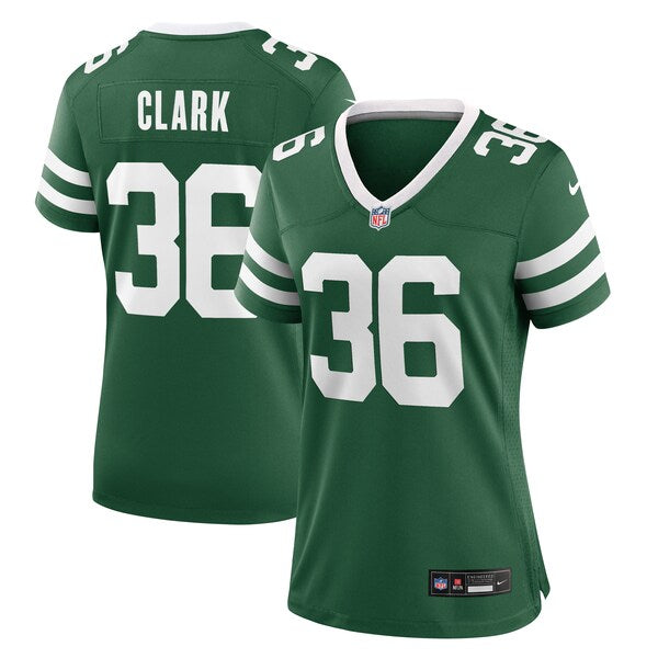 Chuck Clark New York Jets Nike Women's Team Game Jersey - Legacy Green - Image 6