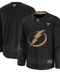 Tampa Bay Lightning  2024 Military Appreciation Practice Jersey - Black