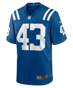 Alternative view of Trevor Denbow Indianapolis Colts Nike Game Player Jersey - Royal