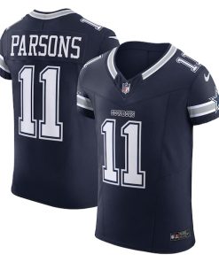 Micah Parsons Dallas Cowboys Nike Vapor F.U.S.E. Elite Jersey - Navy