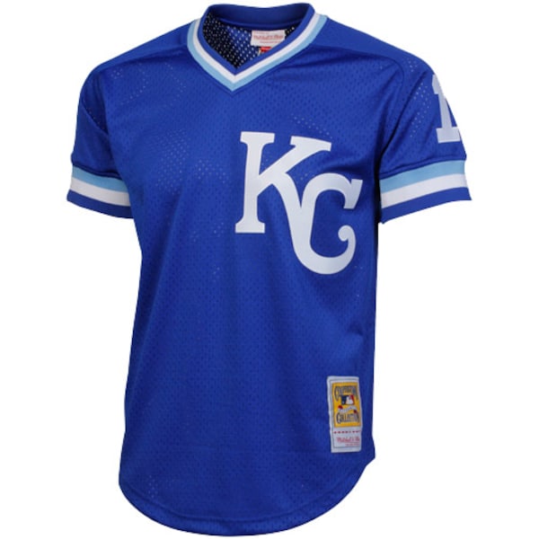Bo Jackson Kansas City Royals 1989 Authentic Cooperstown Collection Batting Mesh Practice Jersey - Royal - Image 2
