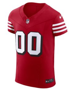 Alternative view of San Francisco 49ers Nike Alternate Vapor F.U.S.E. Elite Custom Jersey - Scarlet