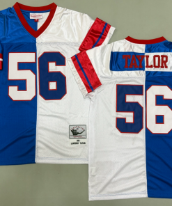 Lawrence Taylor New York Giants Authentic Split Throwback Retired Player Jersey