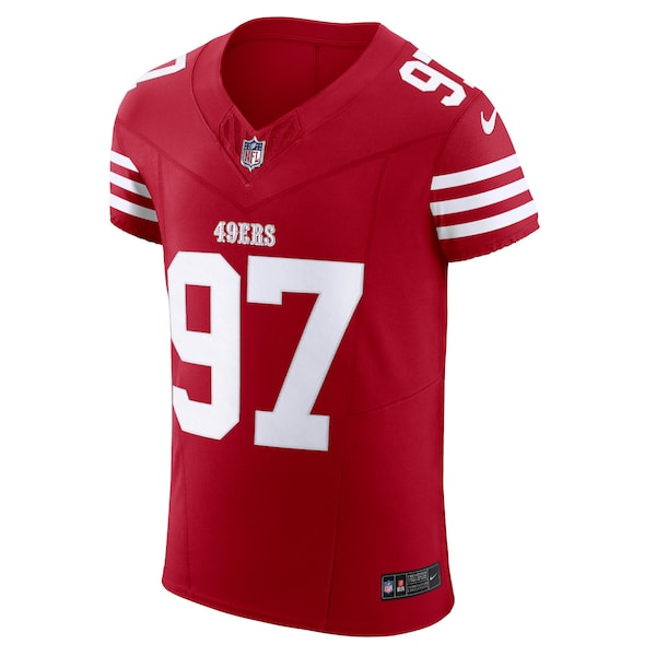 Nick Bosa San Francisco 49ers Nike Vapor F.U.S.E. Elite Jersey - Scarlet - Image 2