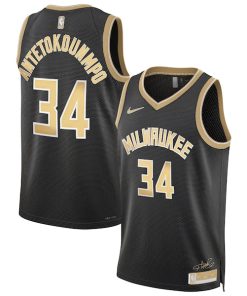 Giannis Antetokounmpo Milwaukee Bucks Nike Unisex  Select Series Swingman Jersey?¨C Black