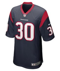 Alternative view of Ka'Dar Hollman Houston Texans Nike Team Game Jersey -  Navy